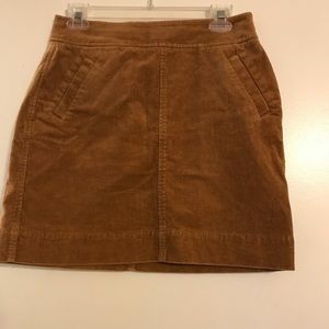 LOFT Corduroy Mini Skirt